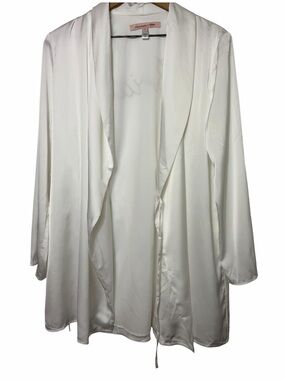 Hutch Ivory Pearl Embellished Bride Robe Women's Small Missing Belt